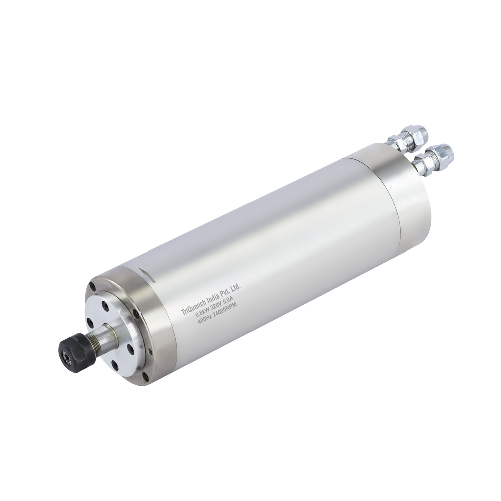 CNC Spindle Motor 0.8 kW,220 V,24000 RPM Water Cooled