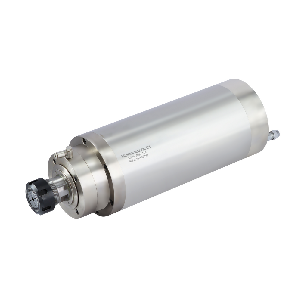 CNC Spindle Motor 6.5 kW,380 V,24000 RPM Water Cooled