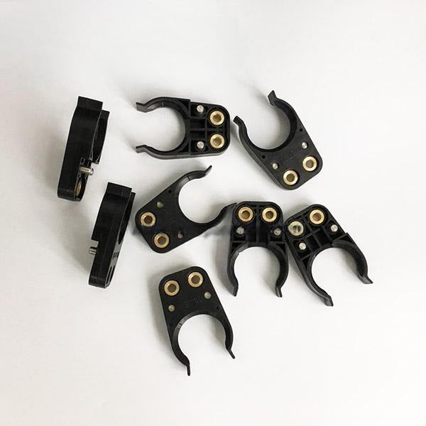 Black BT30 Tool Holder Forks Plastic NBT30 Tool Clamps ATC Tool Grippers for CNC Router